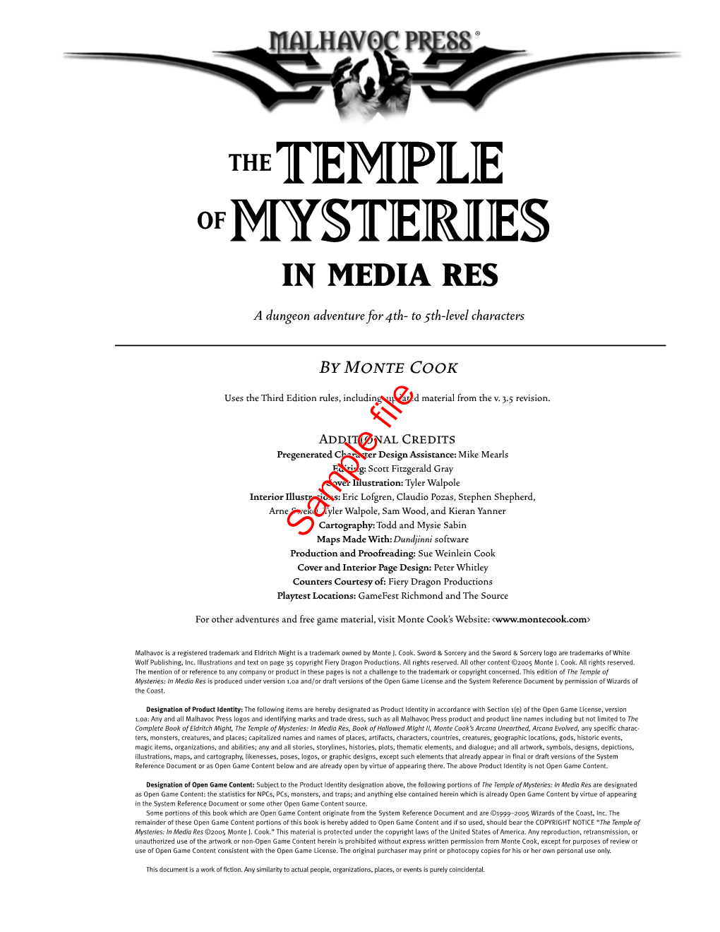 The Temple of Mysteries