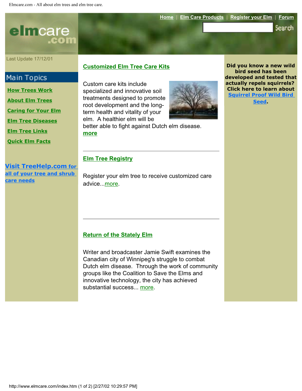 Elmcare.Com - All About Elm Trees and Elm Tree Care