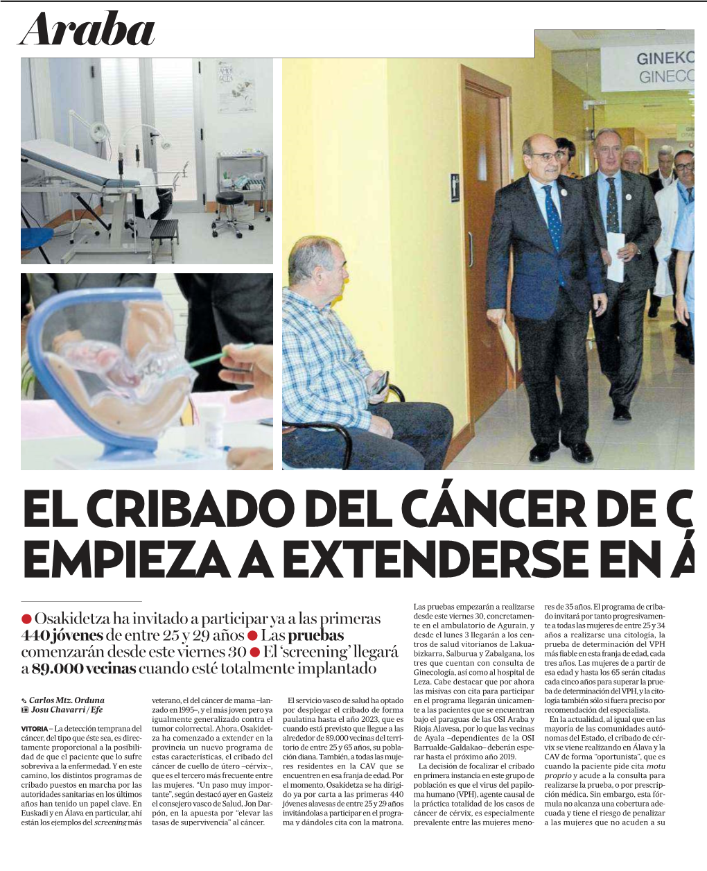 El Cribado Del Cáncer De C Empieza a Extenderse En Á