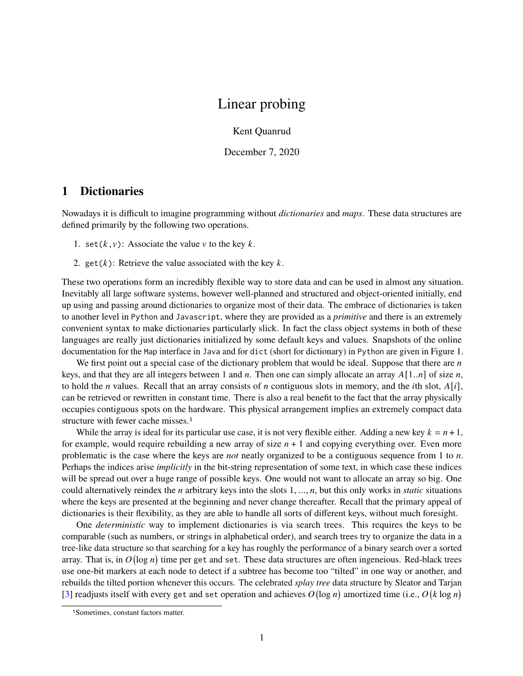 Linear Probing