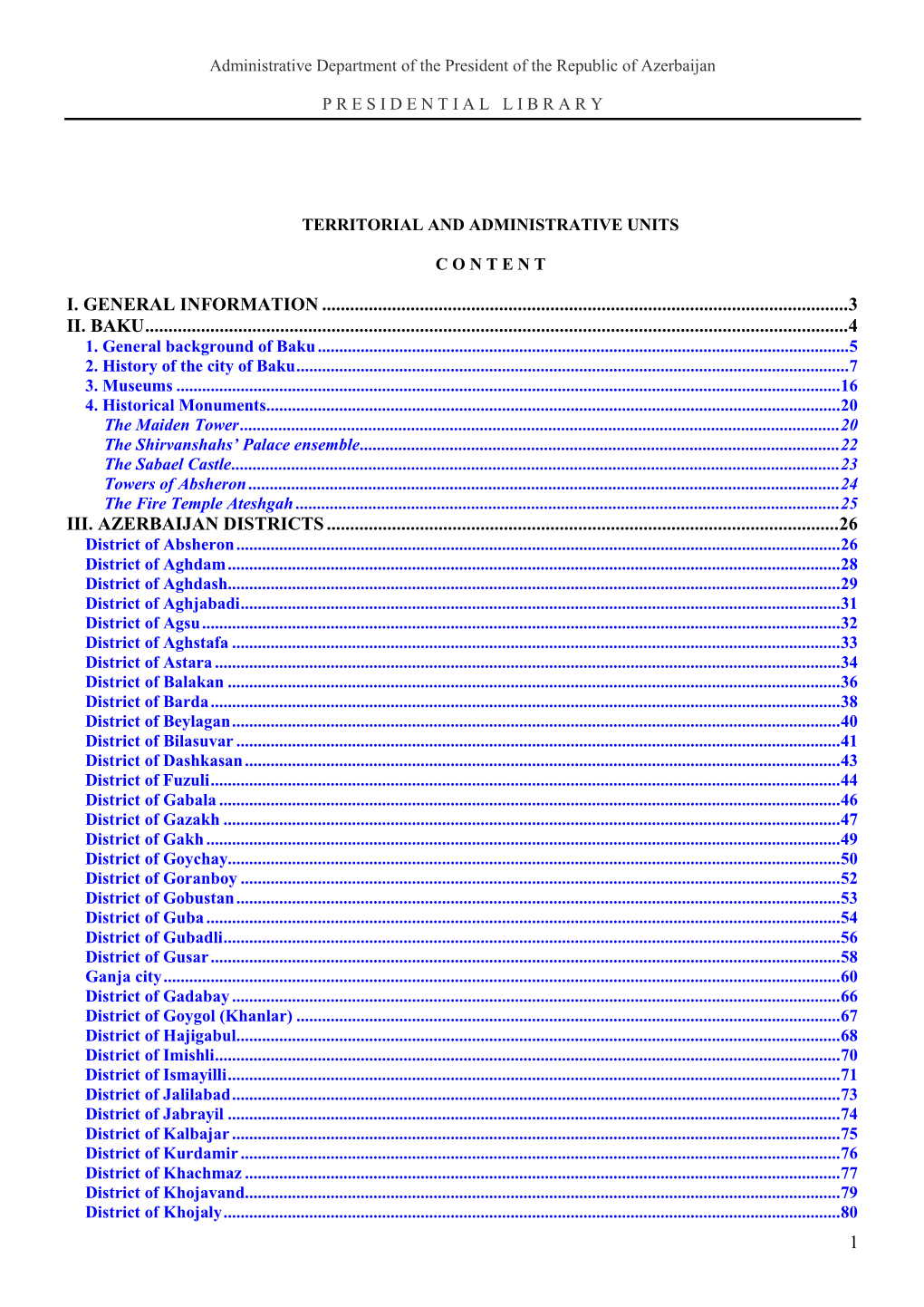 Administrative Territorial Divisions in Different Historical Periods