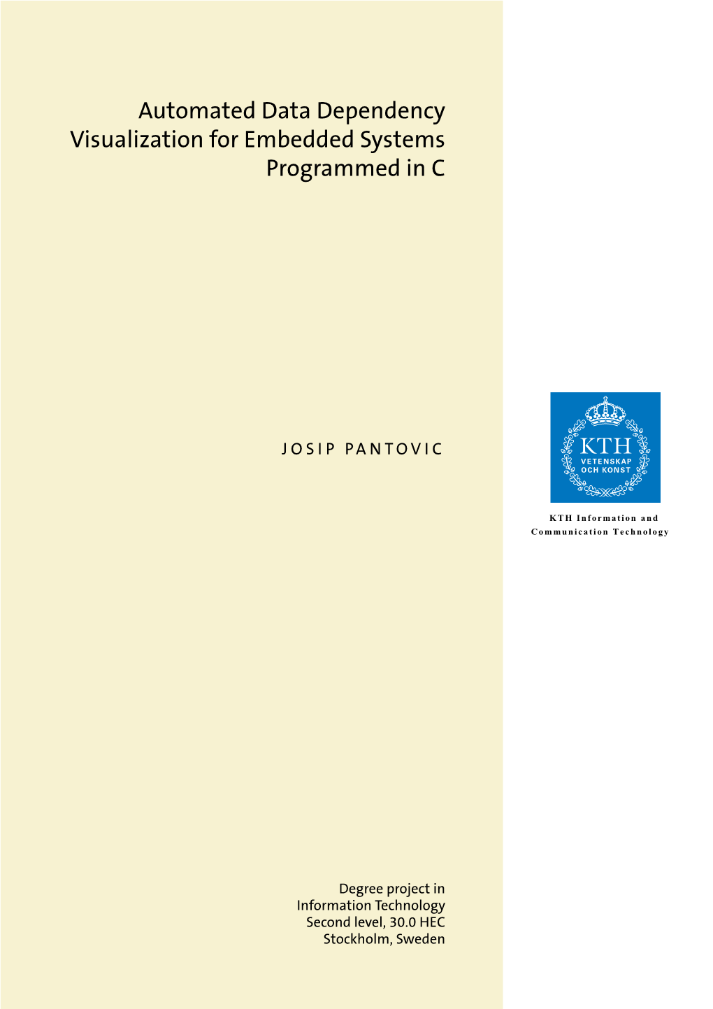 Automated Data Dependency Visualization for Embedded Systems Programmed in C