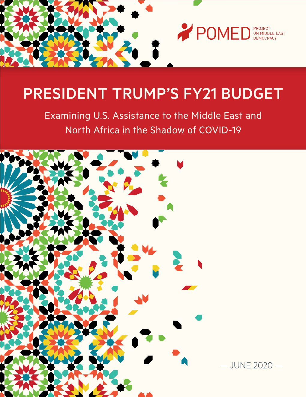 President Trump's Fy21 Budget