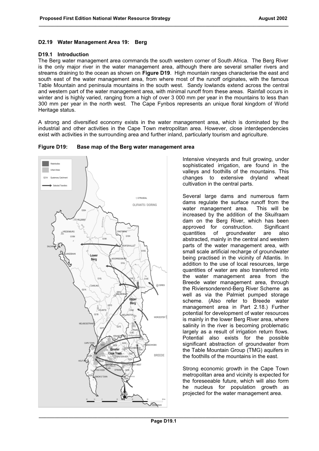 The National Water Resource Strategy s1