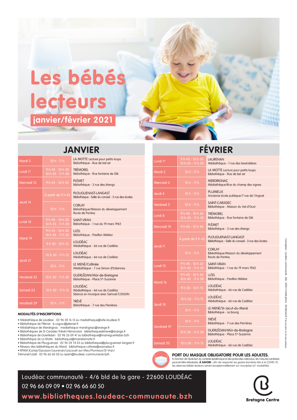 Les Bébés Lecteurs Janvier/Février 2021