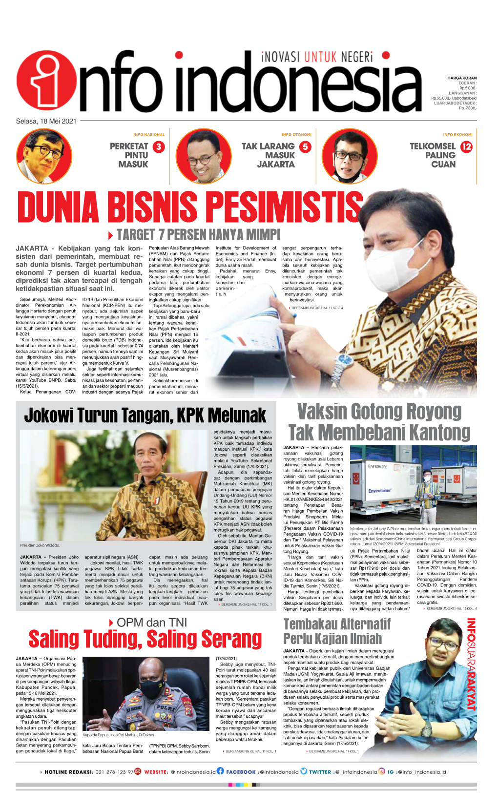 Saling Tuding, Saling Serang Perlu Kajian Ilmiah SUARA JAKARTA - Diperlukan Kajian Ilmiah Dalam Meregulasi JAKARTA – Organisasi Pap- (17/5/2021)