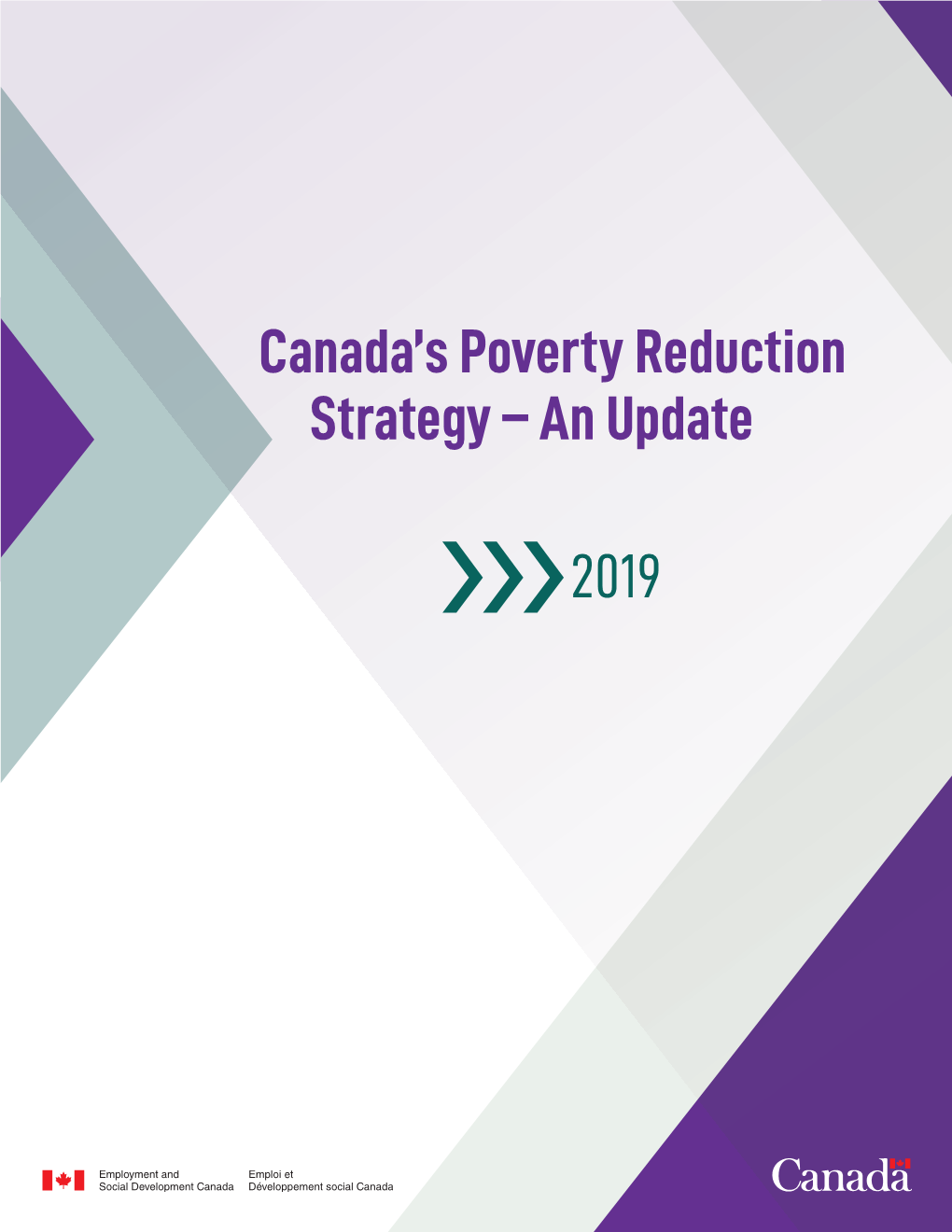 Canada's Poverty Reduction Strategy – an Update 2019