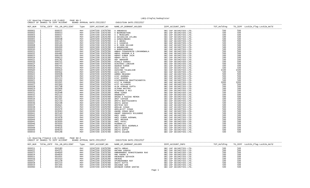 LHEQ-Singlelineregister