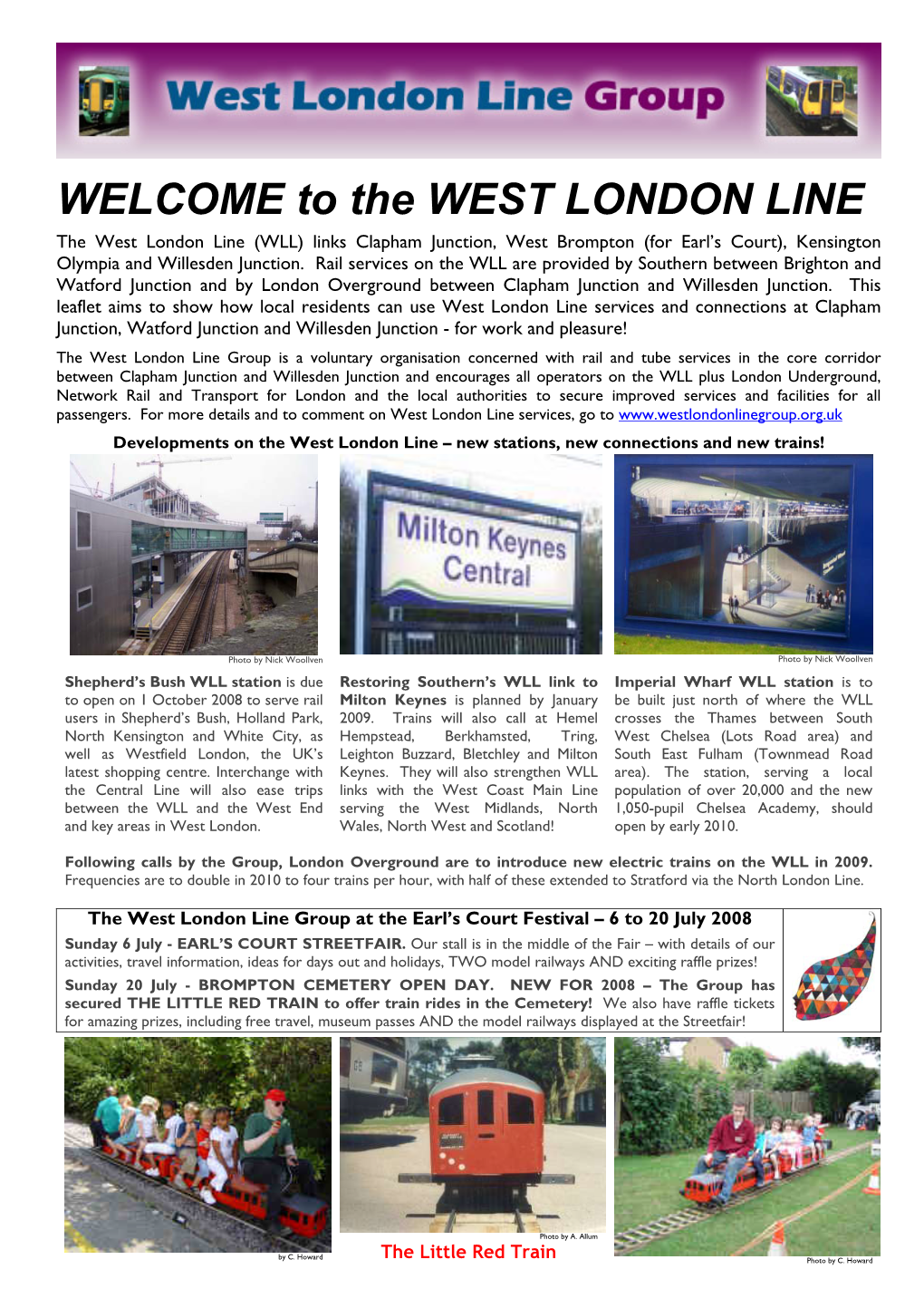 WELCOME to the WEST LONDON LINE