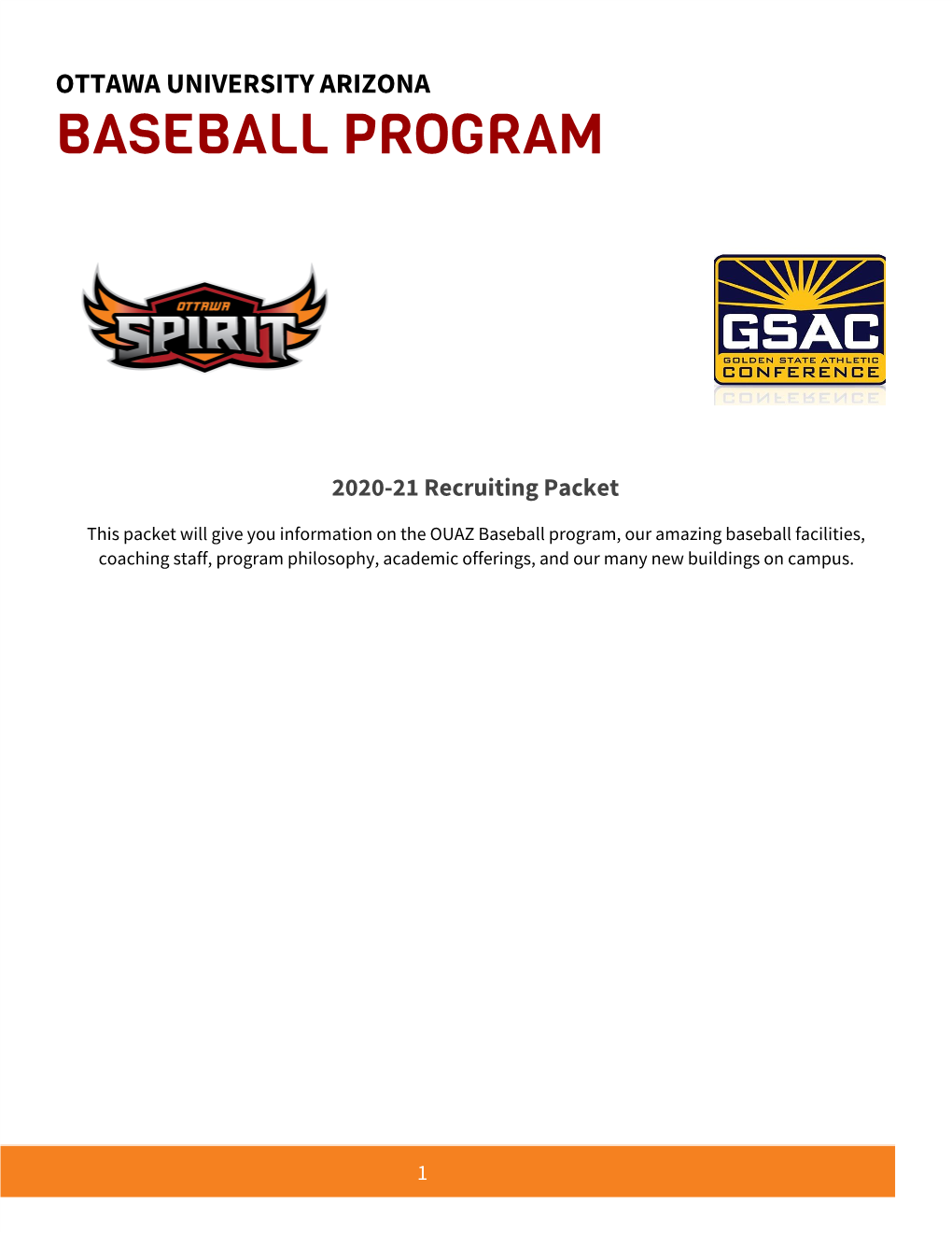 Baseball Program