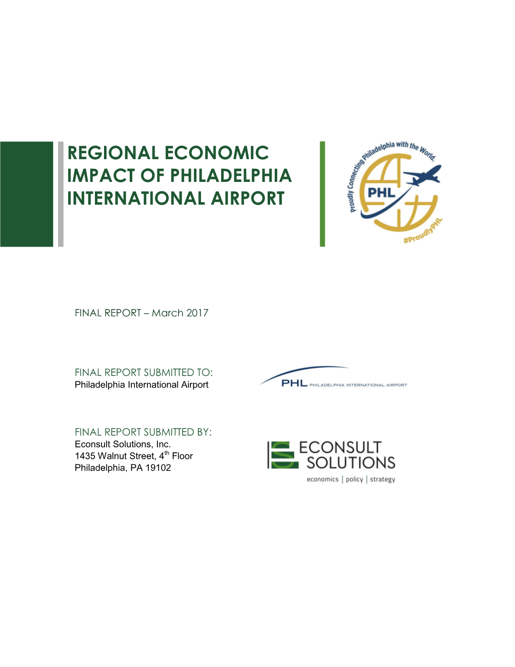 Regional Economic Impact of Philadelphia International Airport | Final