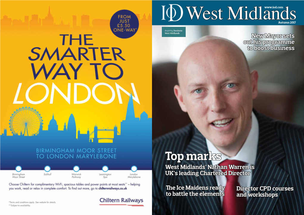 Top Marks West Midlands’ Nathan Warren Is UK’S Leading Chartered Director