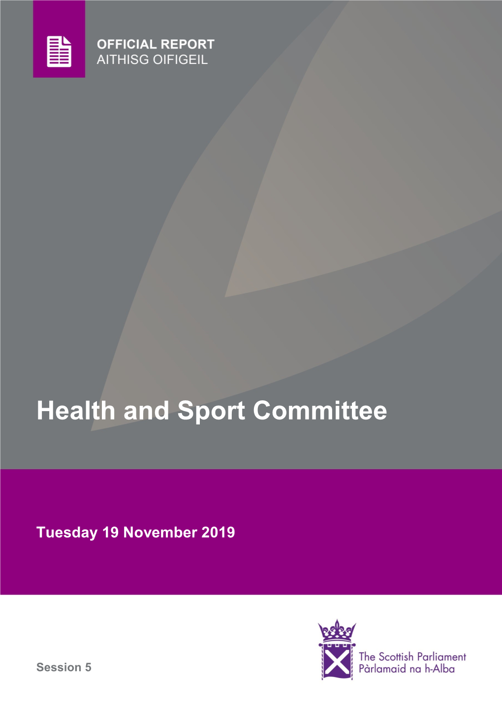 Health and Sport Committee
