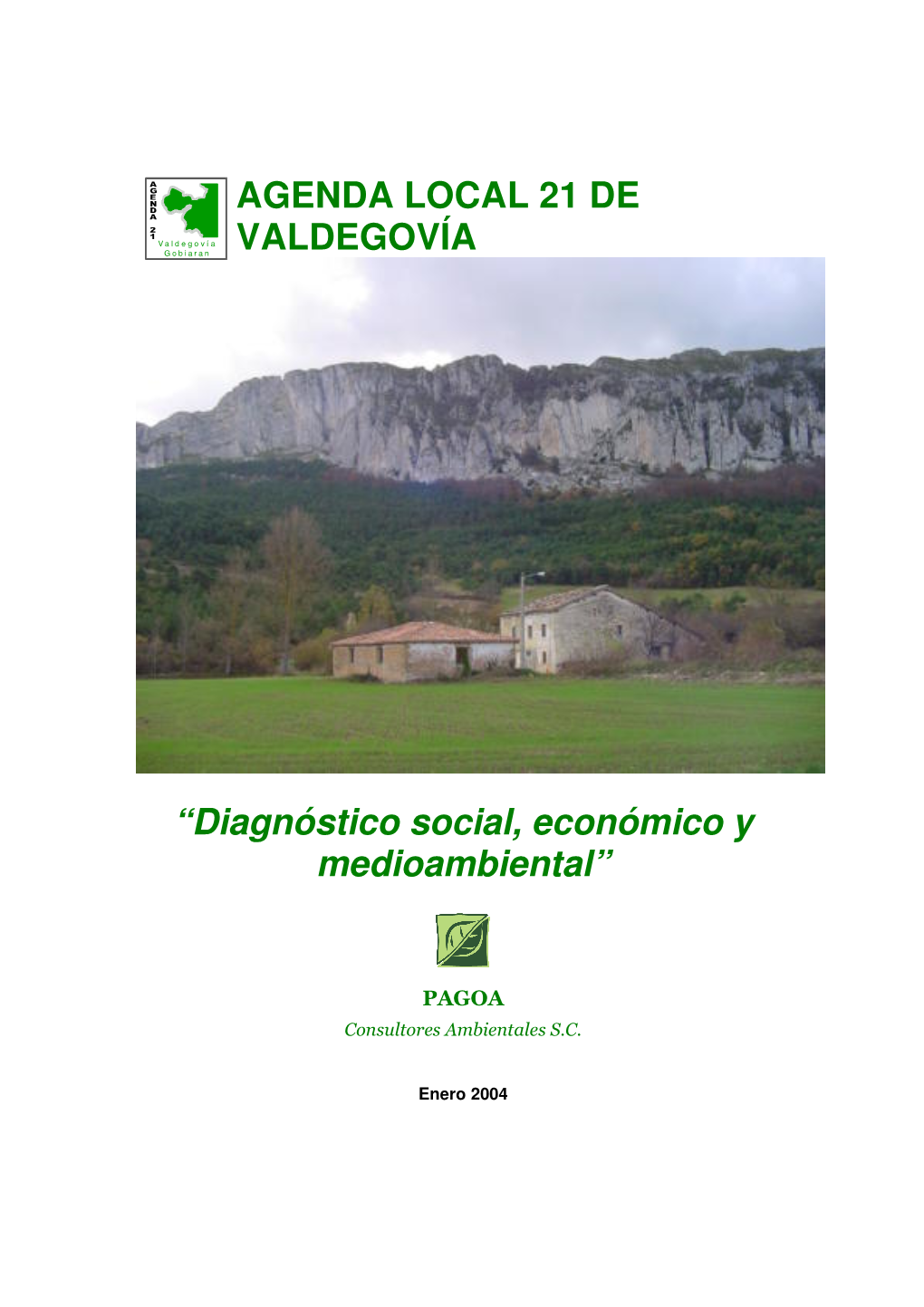 AGENDA LOCAL 21 DE VALDEGOVÍA “Diagnóstico Social