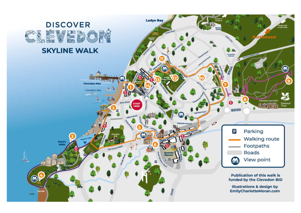 Clevedon Skyline Circular Walk Clevedon Is