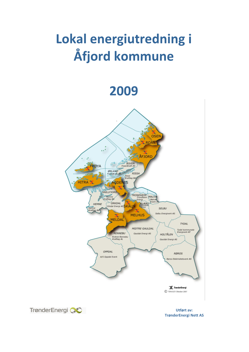 Lokal Energiutredning I Åfjord Kommune 2009