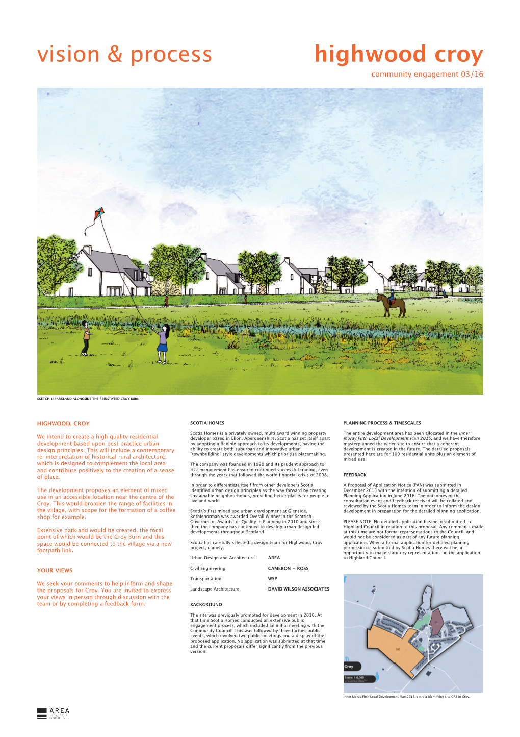 Highwood, CROY SCOTIA HOMES PLANNING PROCESS & TIMESCALES