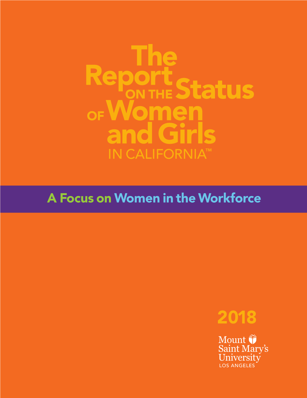 2018 Report on the Status of Women and Girls in California