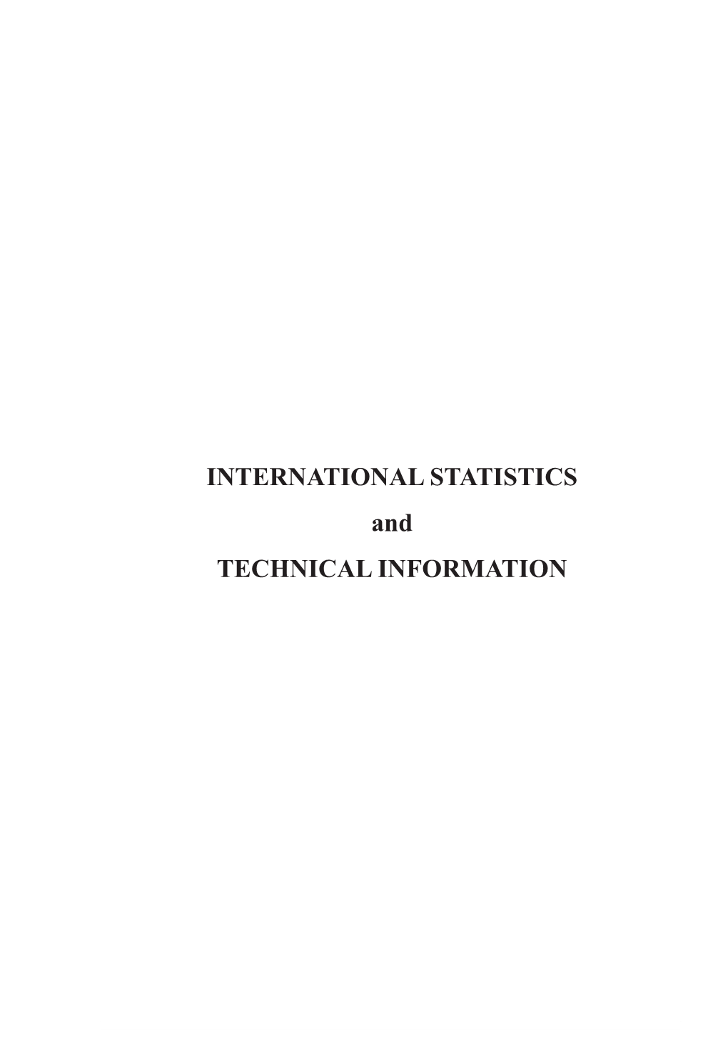 INTERNATIONAL STATISTICS and TECHNICAL INFORMATION INTERNATIONAL STUD BOOK COMMITTEE LIST of APPROVED STUD BOOKS (67)