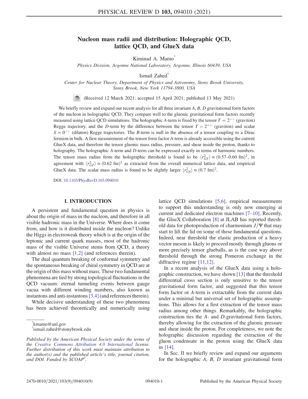 Holographic QCD, Lattice QCD, and Gluex Data