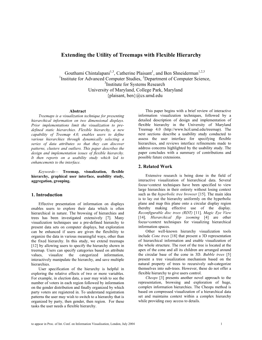 Extending the Utility of Treemaps with Flexible Hierarchy