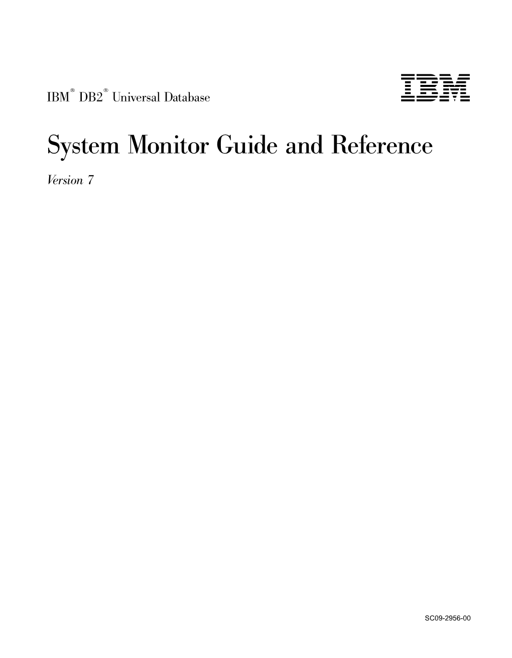 System Monitor Guide and Reference Ve R S I O N 7