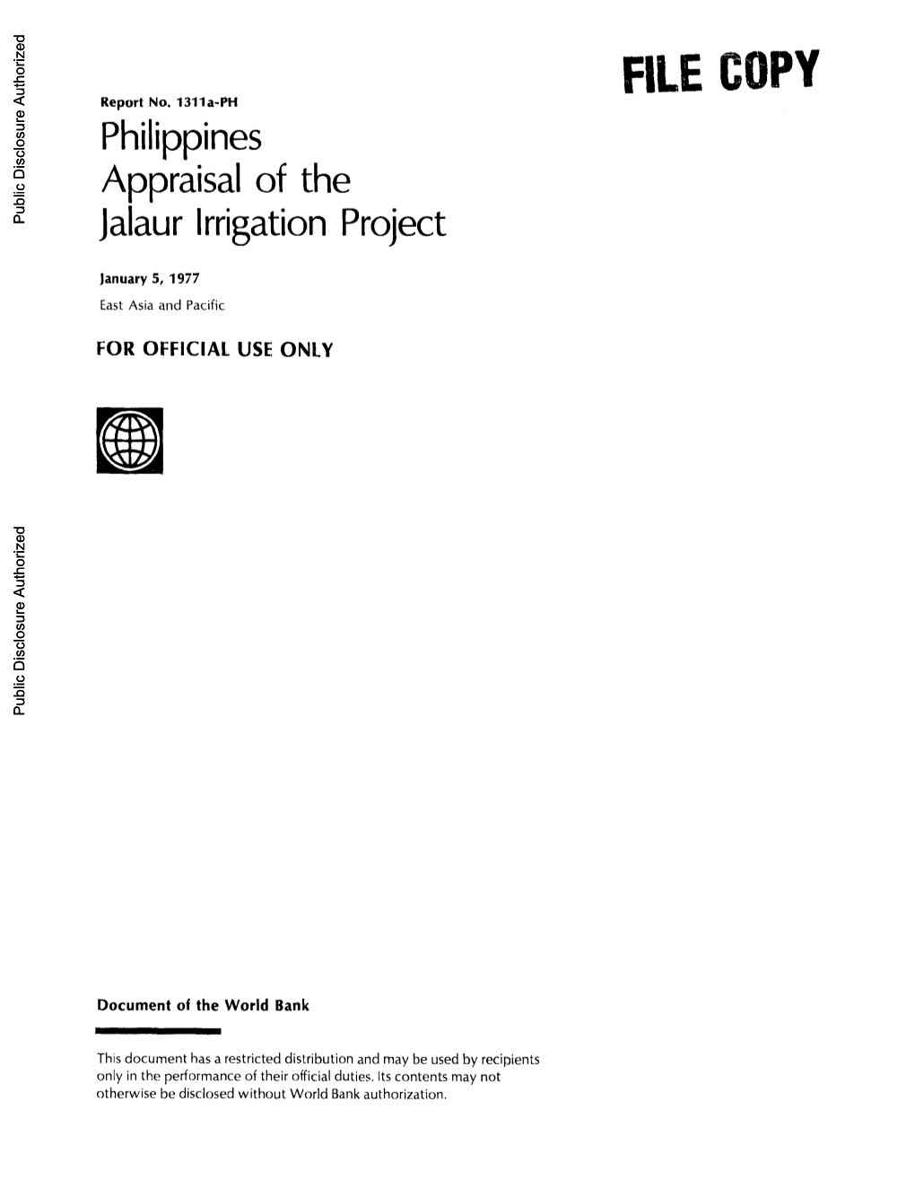 World Bank Document