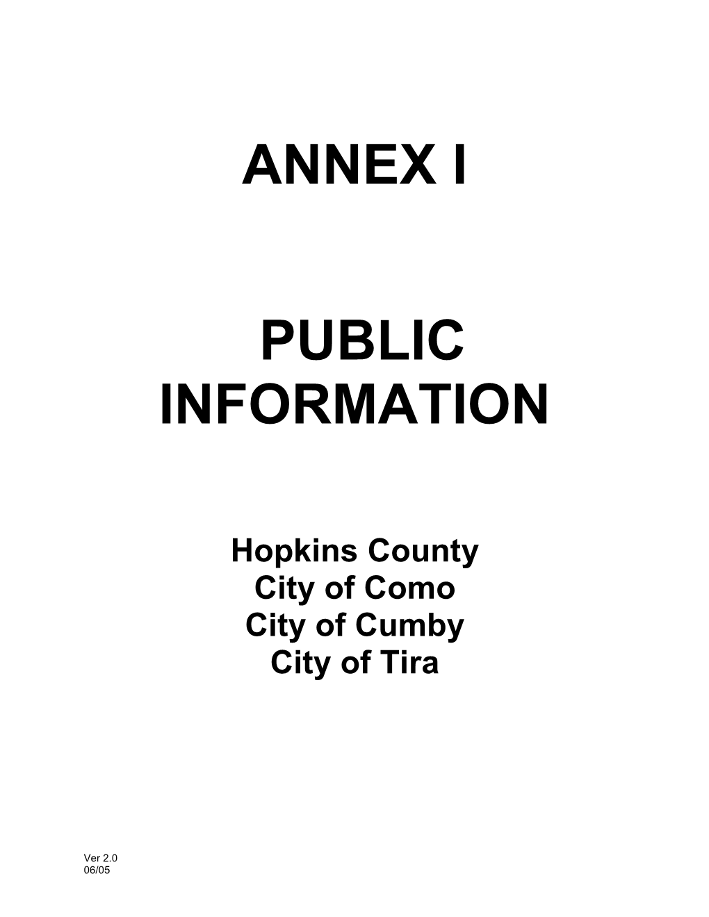 Public Information