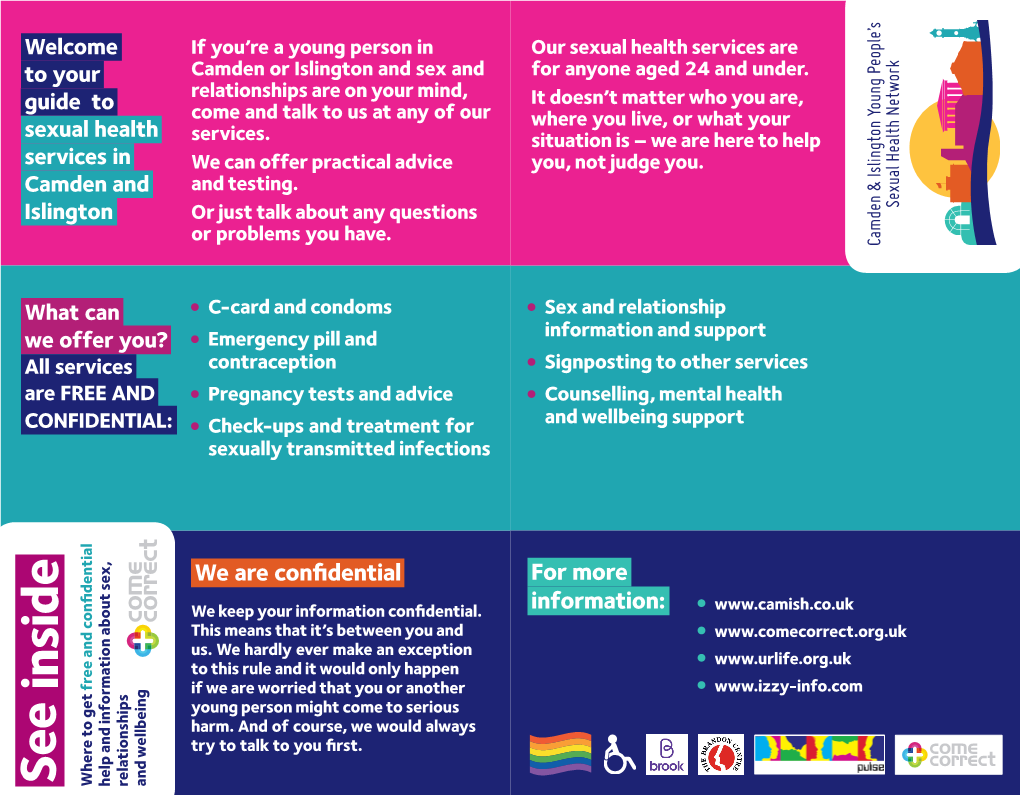 Your Guide to Sexual Health Services in Camden and Islington