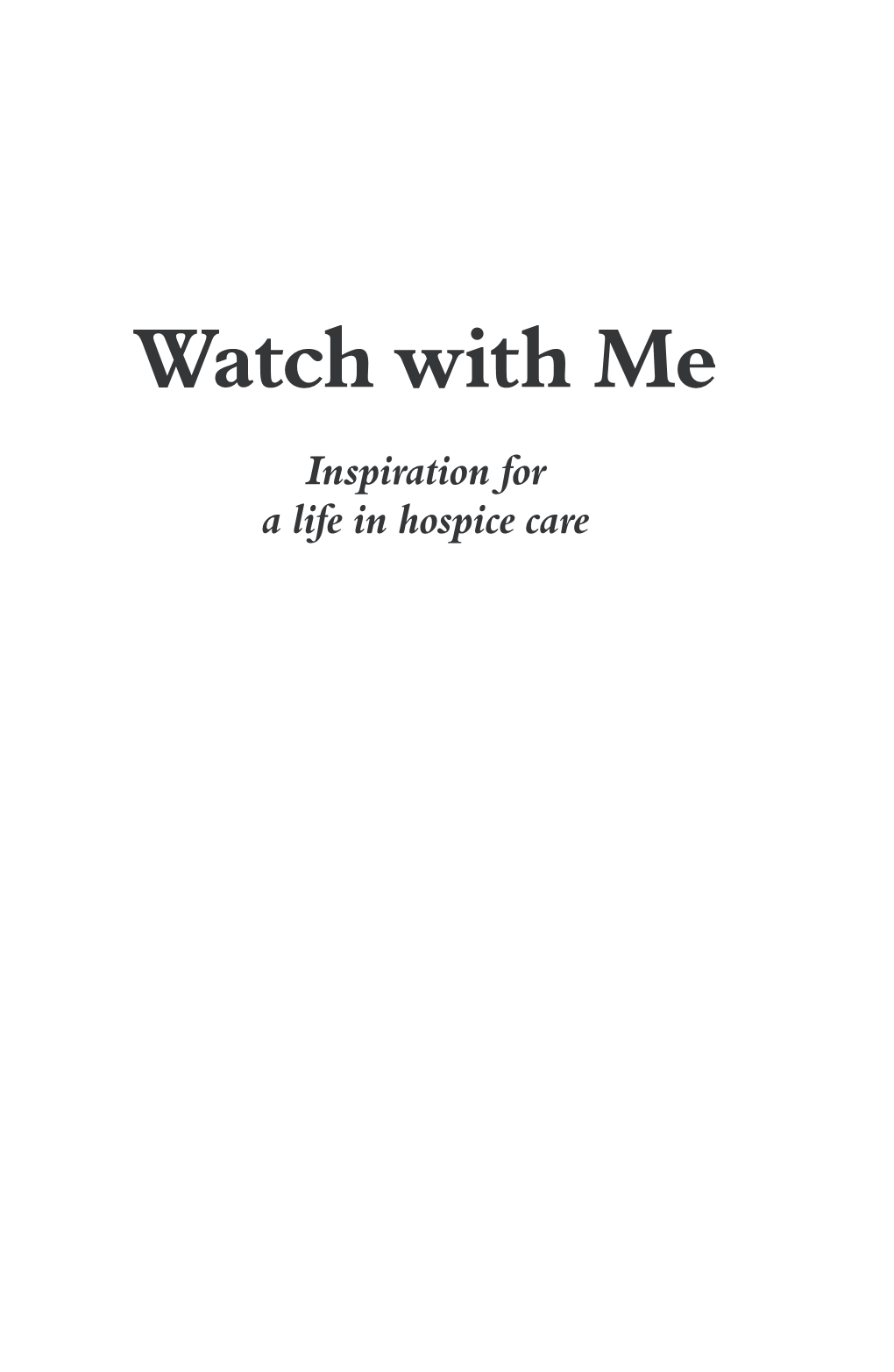 Watch with Me