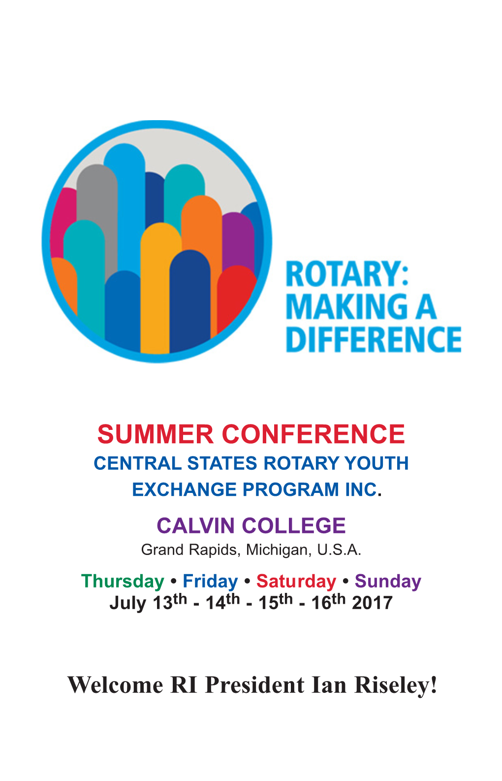 Summer Conference Central States Rotary Youth Exchange Program Inc