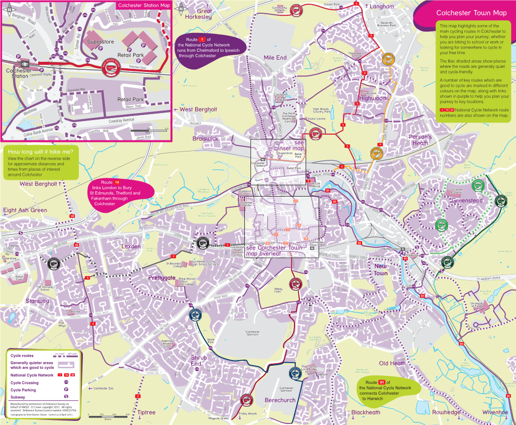 Colchester Town Map B Drive E S C X E L O R R E Riddles G O L T H B I En Way Reproduced Byo Permission of Ordnanceo Survey on Behalf of HMSO