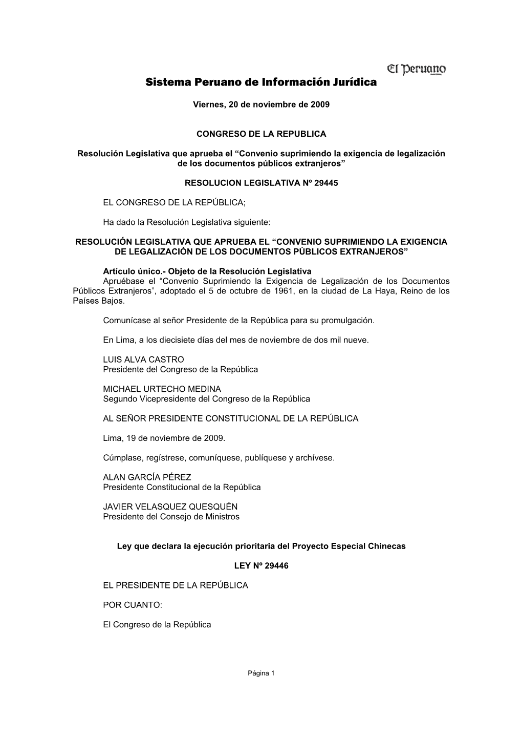 Sistema Peruano De Información Jurídica