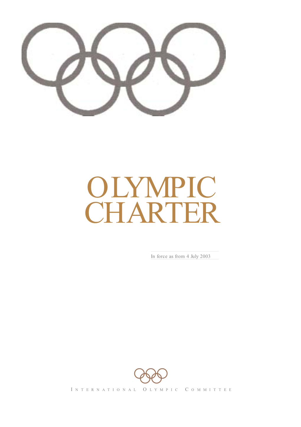 Olympic Charter