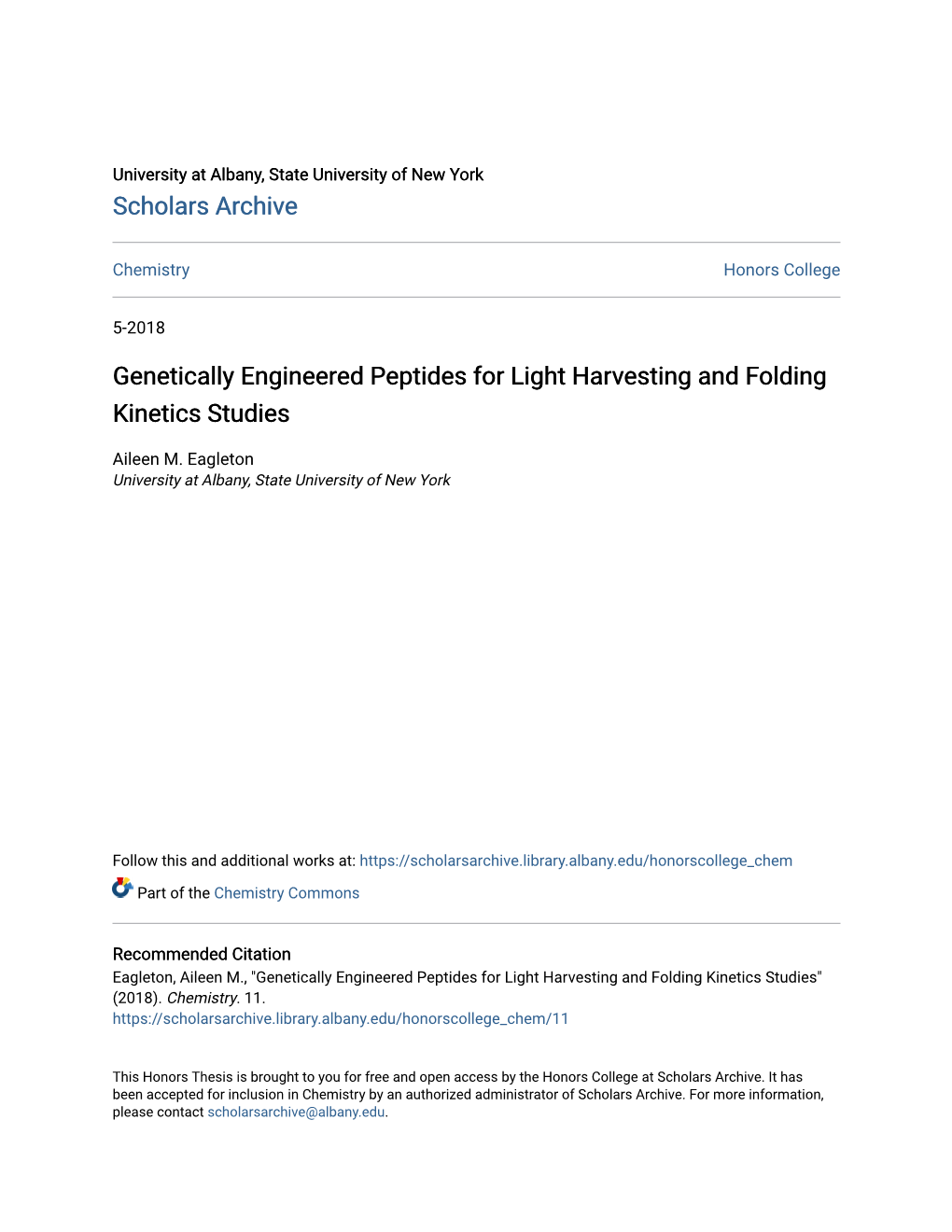 Genetically Engineered Peptides for Light Harvesting and Folding Kinetics Studies