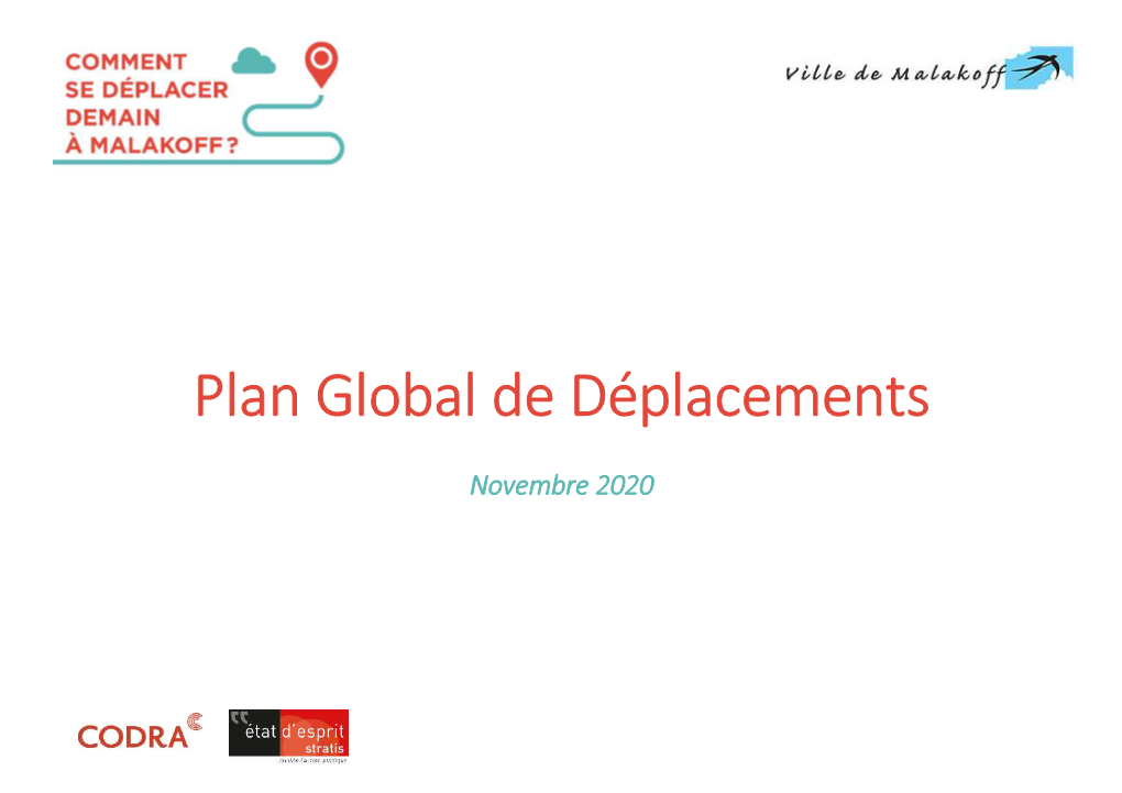 Plan Global De Déplacements