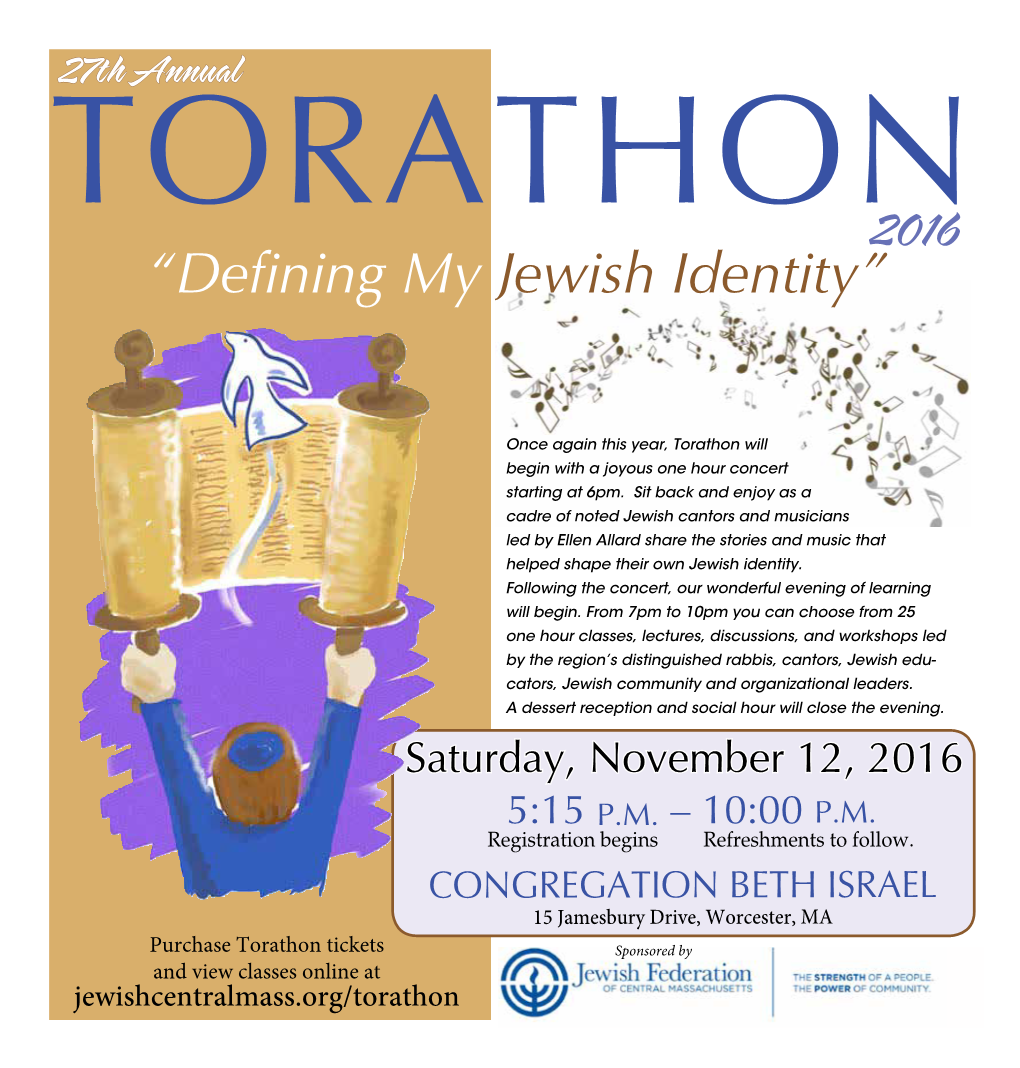“Defining My Jewish Identity”