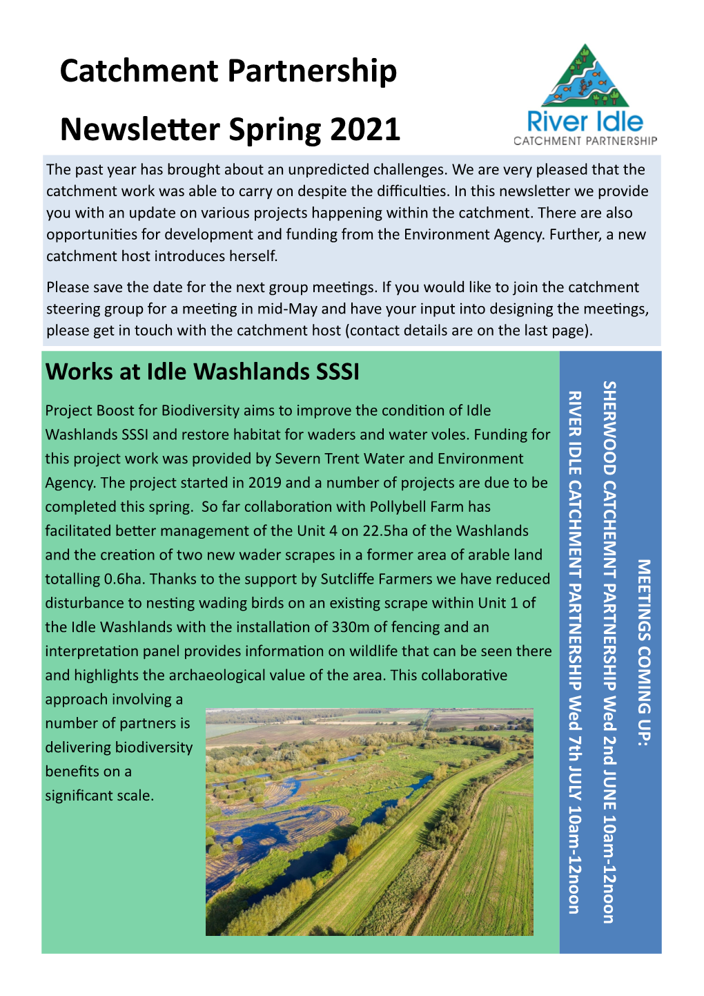 Idle Catchment Partnership Newsletter Spring 2021