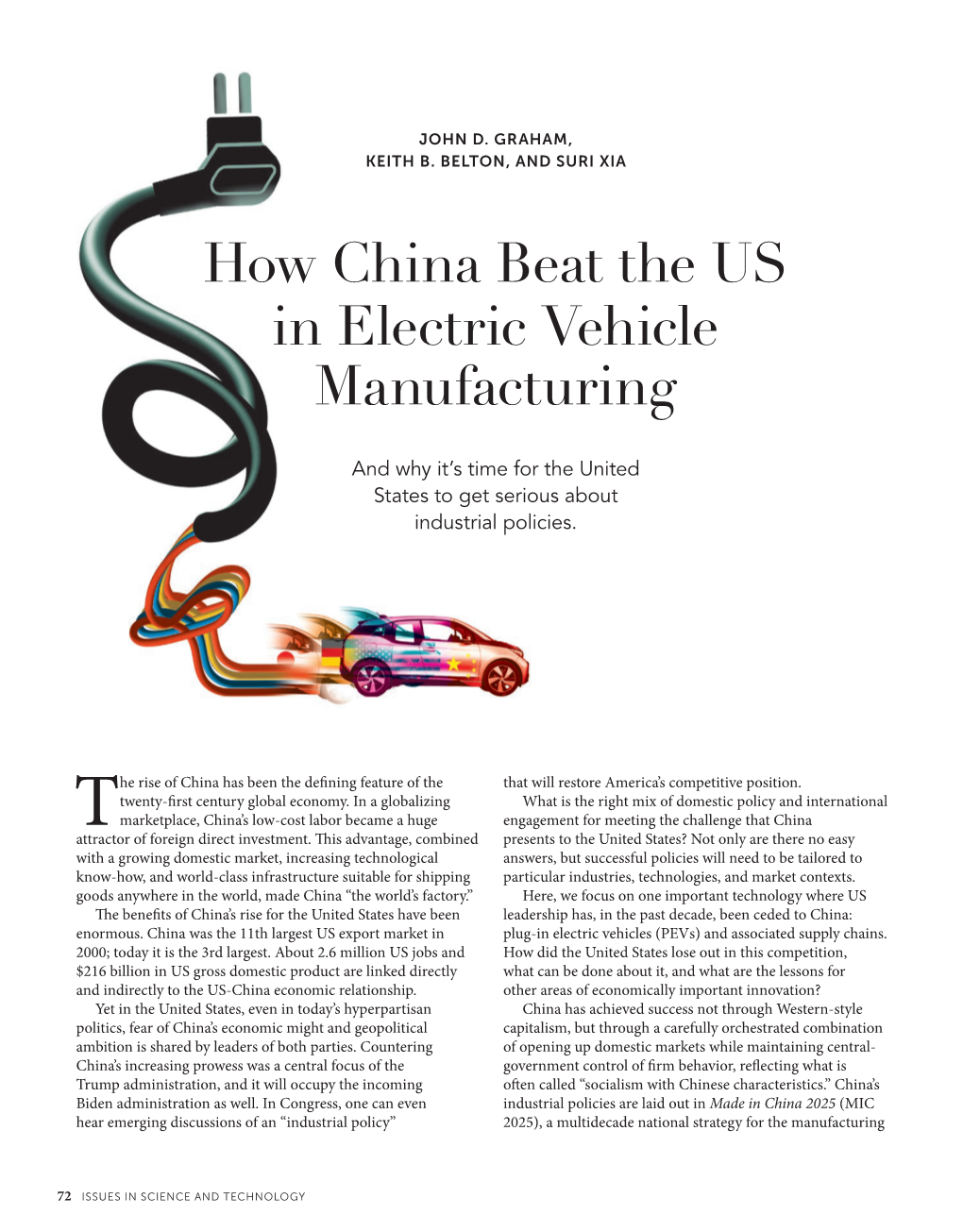 How China Beat the US in Electric Vehicle Manufacturing