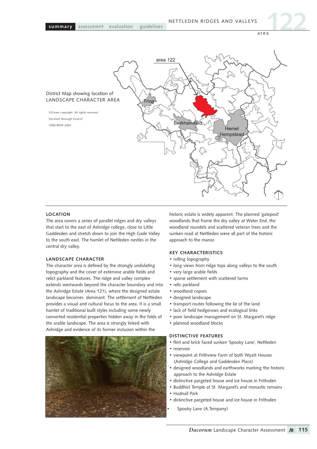 Area 122, Nettleden Ridges and Valleys