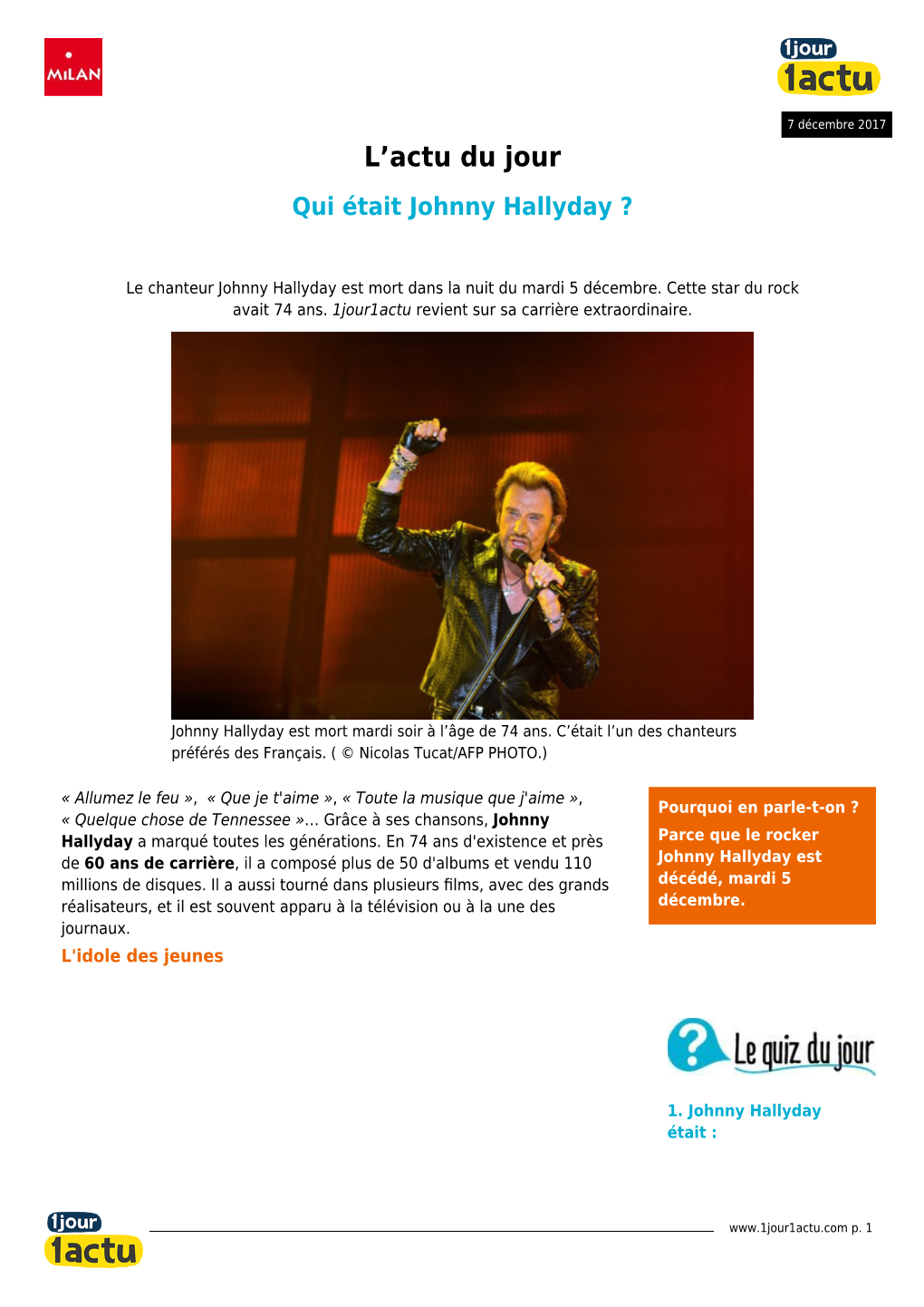 Qui Était Johnny Hallyday ?