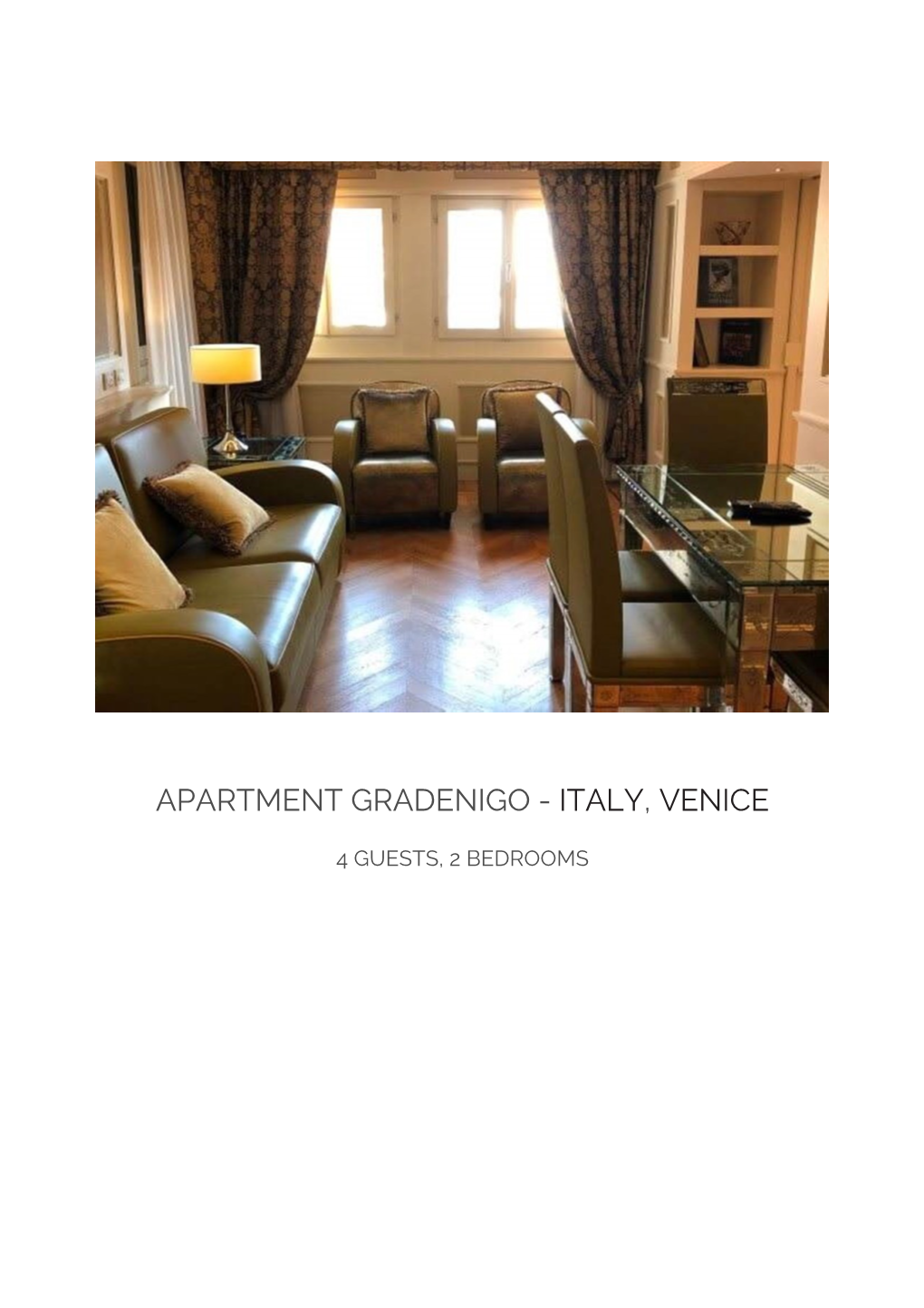 Apartment Gradenigo - Italy, Venice