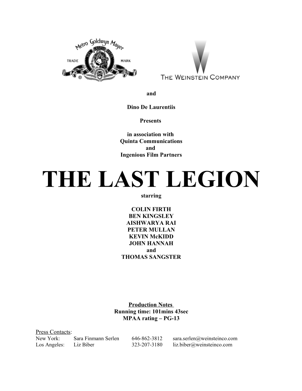 The Last Legion