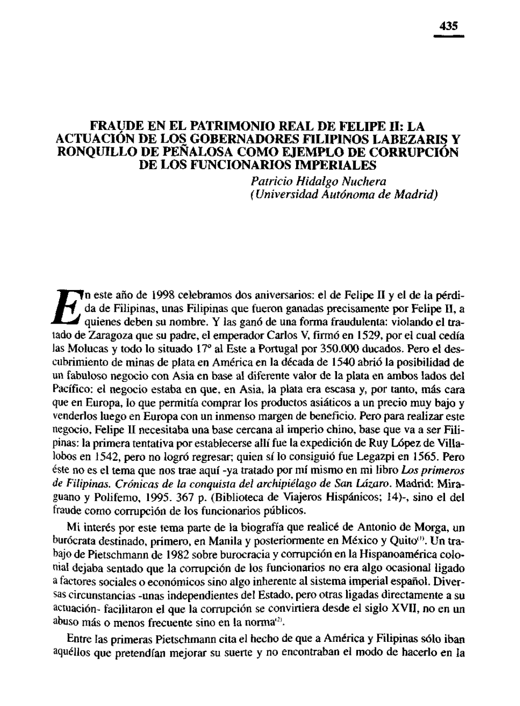 435 Fraude En El Patrimonio Real De Felipe Ii: La