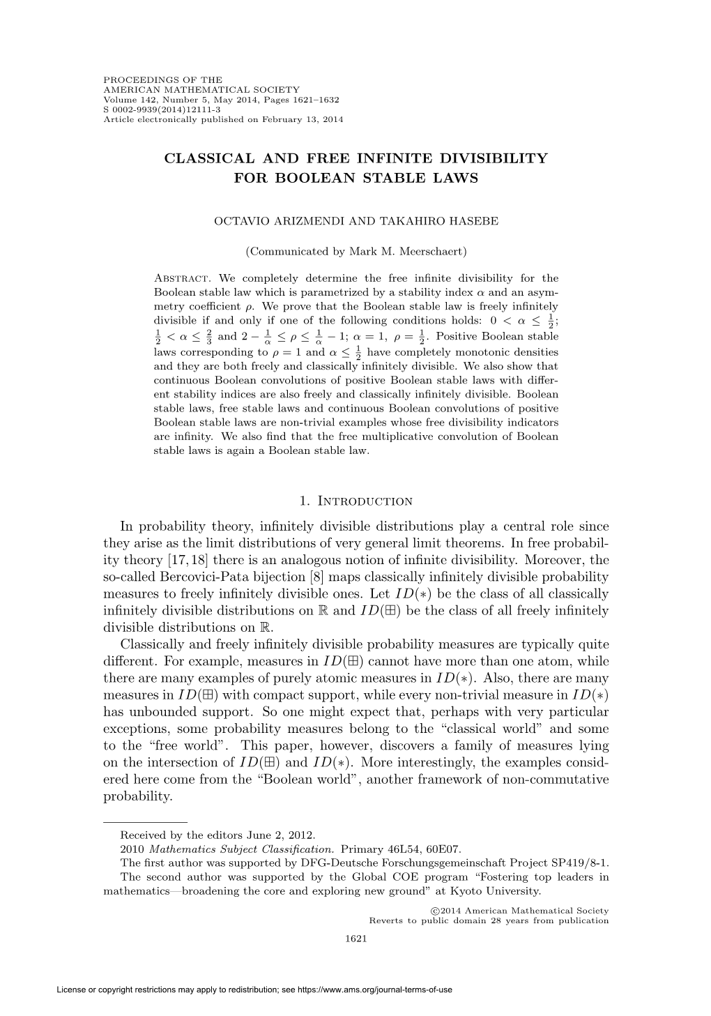 Classical and Free Infinite Divisibility for Boolean Stable Laws