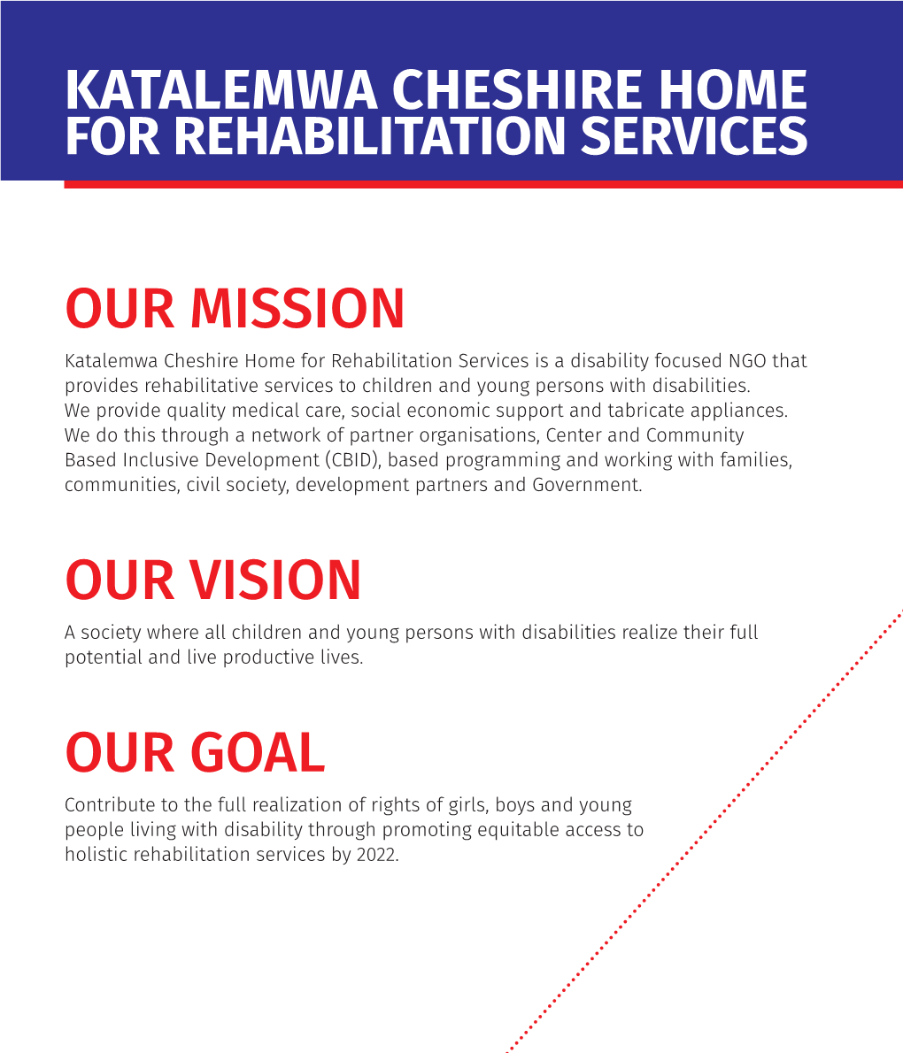 Katalemwa Cheshire Home for Rehabilitation Services