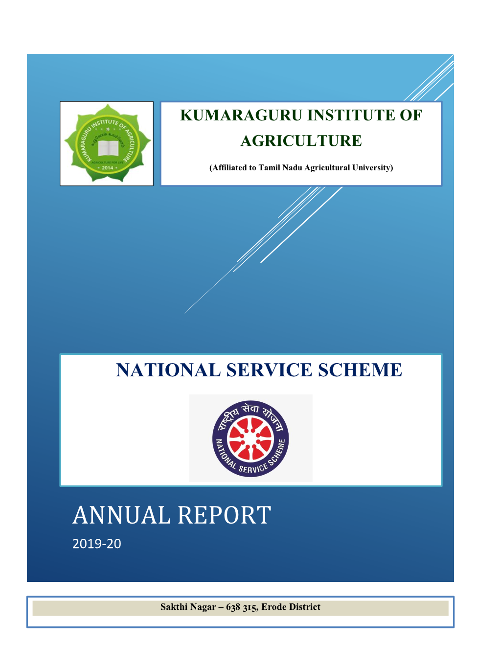 KIA NSS Annual Report 2019-20