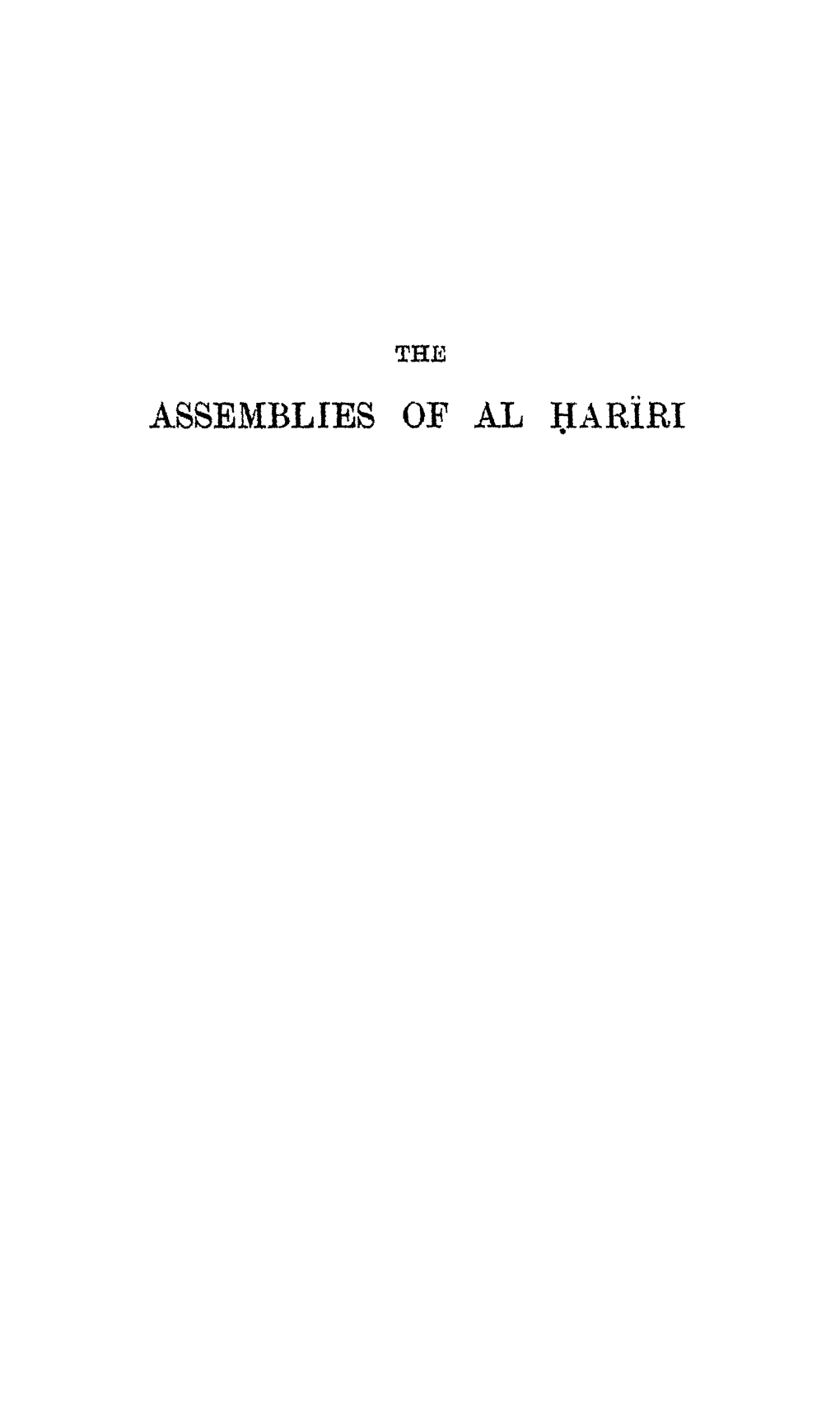 Assemblies of Al #Ar1ri