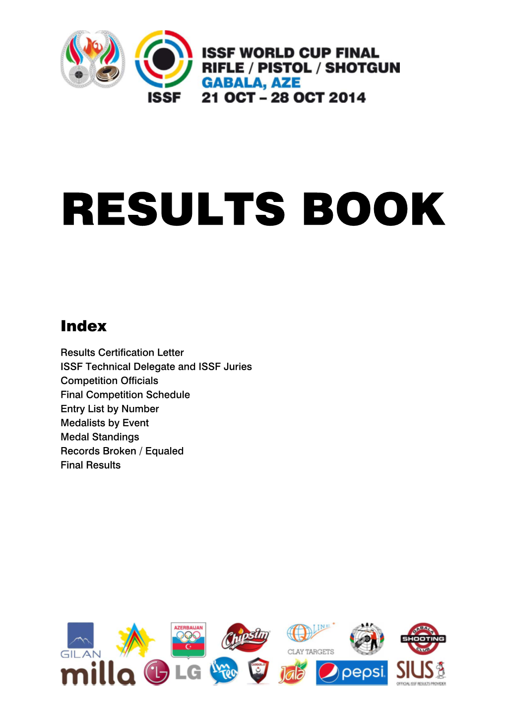 Results Book