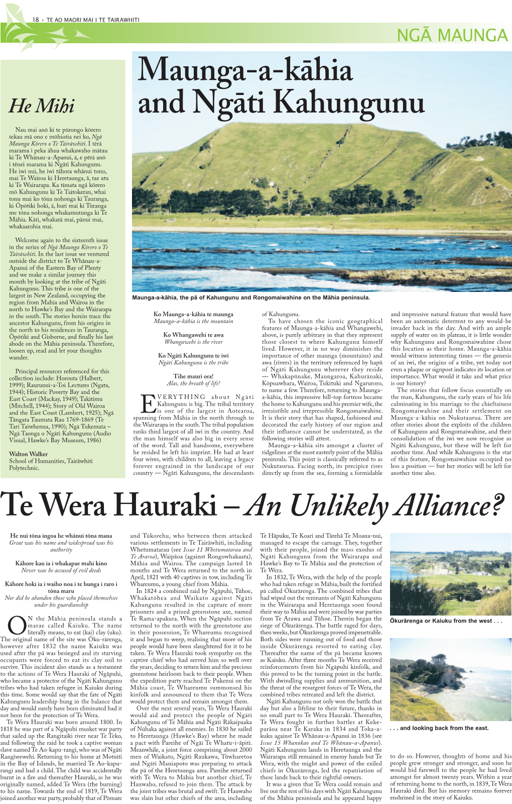 Te Wera Hauraki – an Unlikely Alliance?